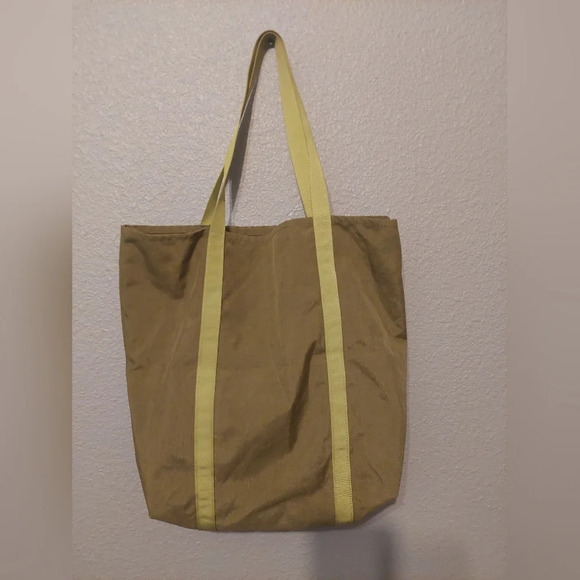 Haiku origami Packable Tote lime green double strap nylon outdoor travel - Picture 2 of 8